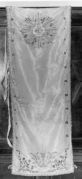 velo omerale - manifattura italiana (sec. XIX)