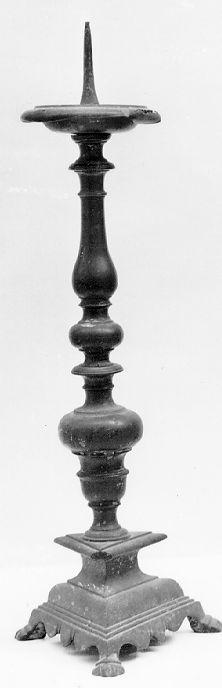 candelabro, serie - bottega italiana (sec. XVII)