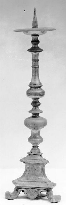 candelabro, serie - bottega italiana (sec. XVIII)