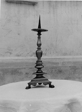 candelabro, serie - bottega italiana (sec. XVIII)
