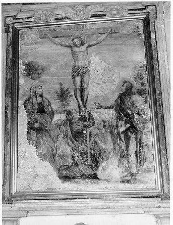 crocifissione di Cristo (dipinto) - ambito italiano (sec. XV)