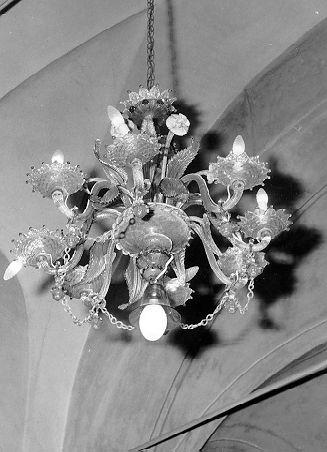 lampadario - bottega muranese (sec. XVIII)