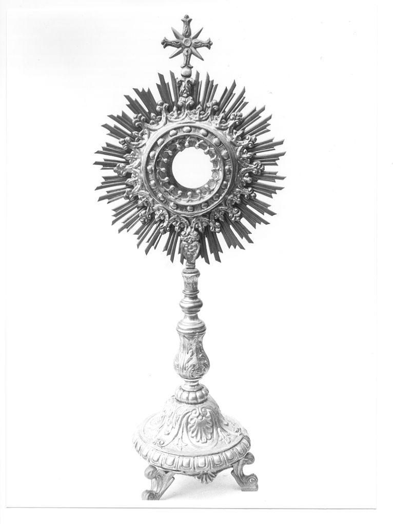 ostensorio - bottega italiana (sec. XX)