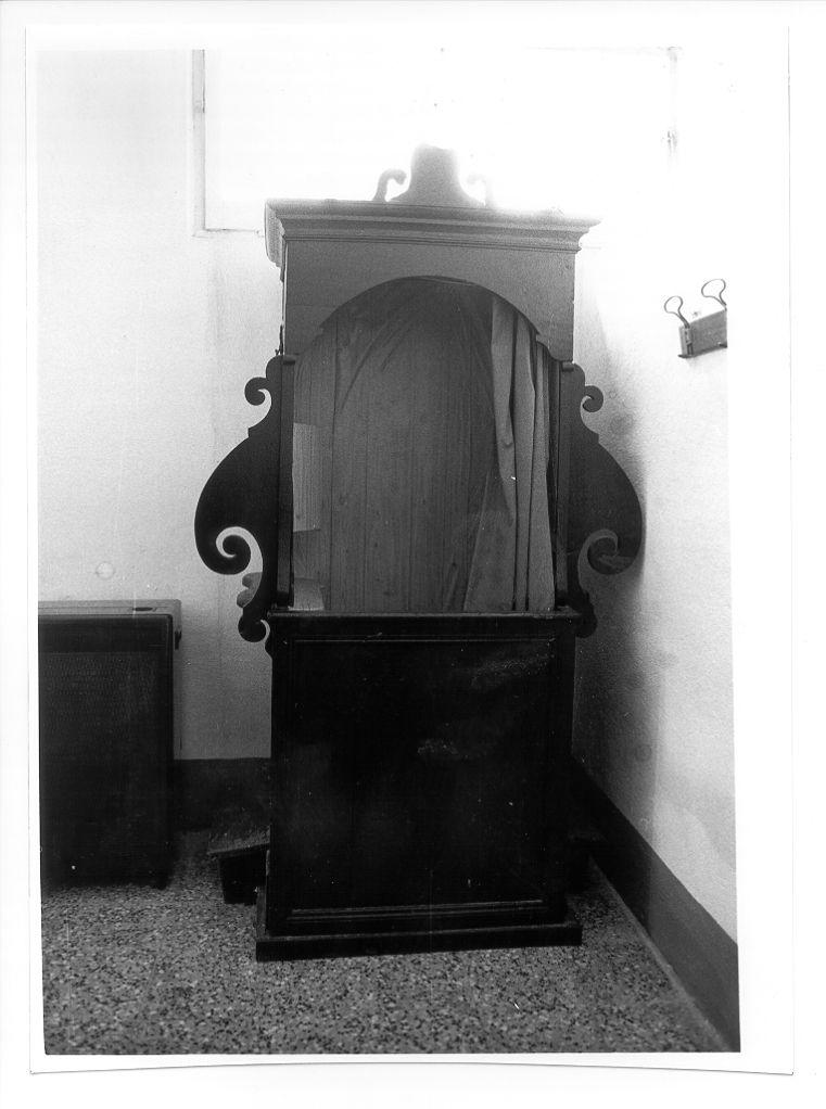 confessionale - ambito lunigianese (sec. XIX)