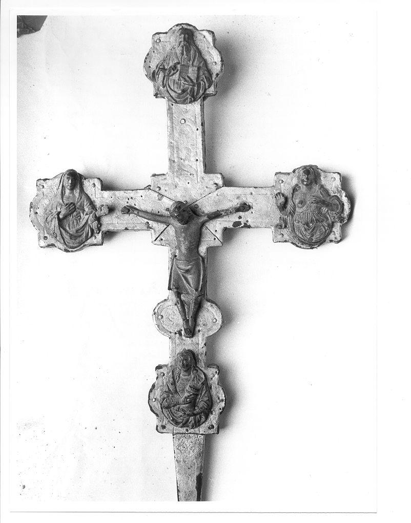croce processionale - bottega toscana (sec. XVIII)