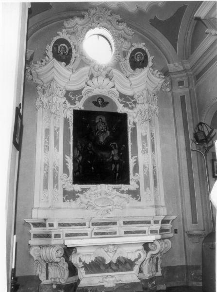 altare - ambito lunigianese (seconda metà sec. XVIII)