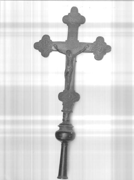 croce processionale - ambito lunigianese (?) (sec. XVII)