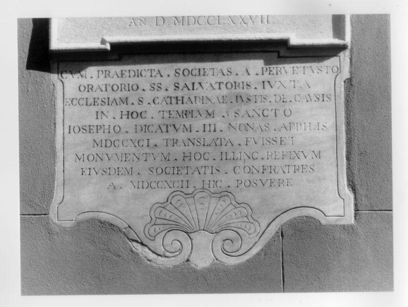 lapide - ambito pisano (sec. XIX)