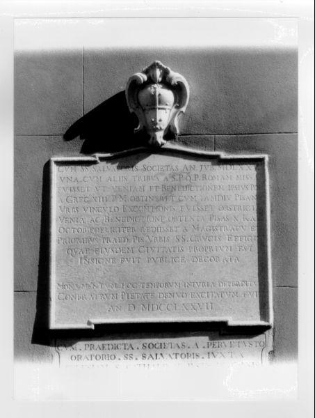 lapide - ambito pisano (sec. XVIII)