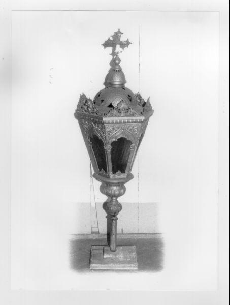 lanterna processionale - bottega toscana (seconda metà sec. XIX)