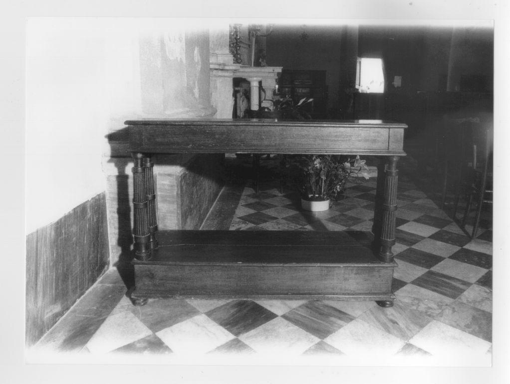 inginocchiatoio - bottega toscana (seconda metà sec. XVIII)