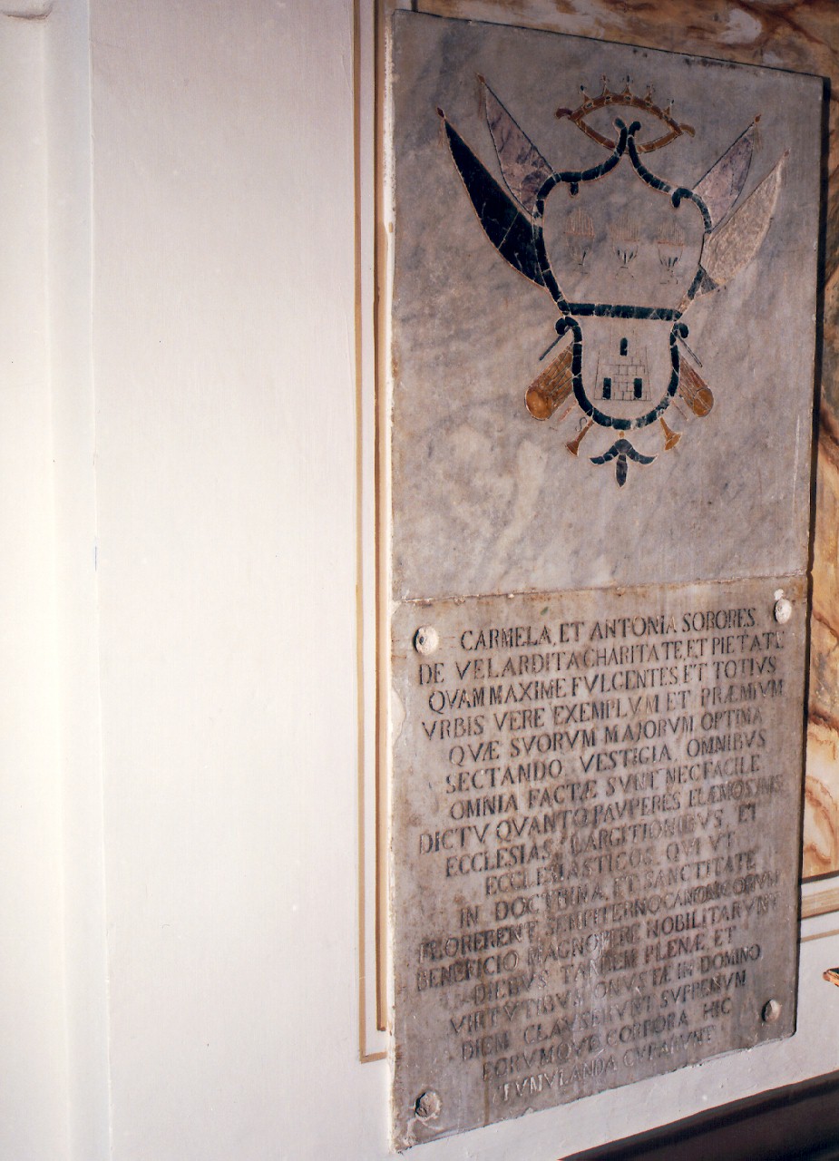 lapide - sepolcrale - ambito siciliano (Prima metà sec. XIX)