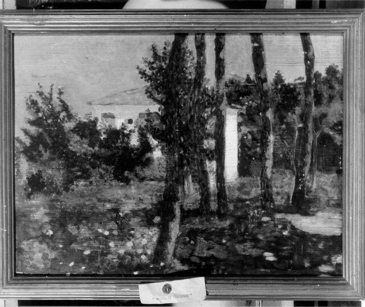 PINETA DI VIAREGGIO (dipinto) di Cristiani Giuseppina (primo quarto sec. XX)