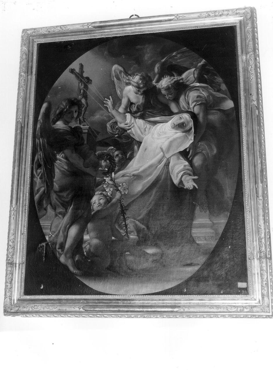 estasi di Santa Caterina (dipinto) - ambito lucchese (sec. XIX)