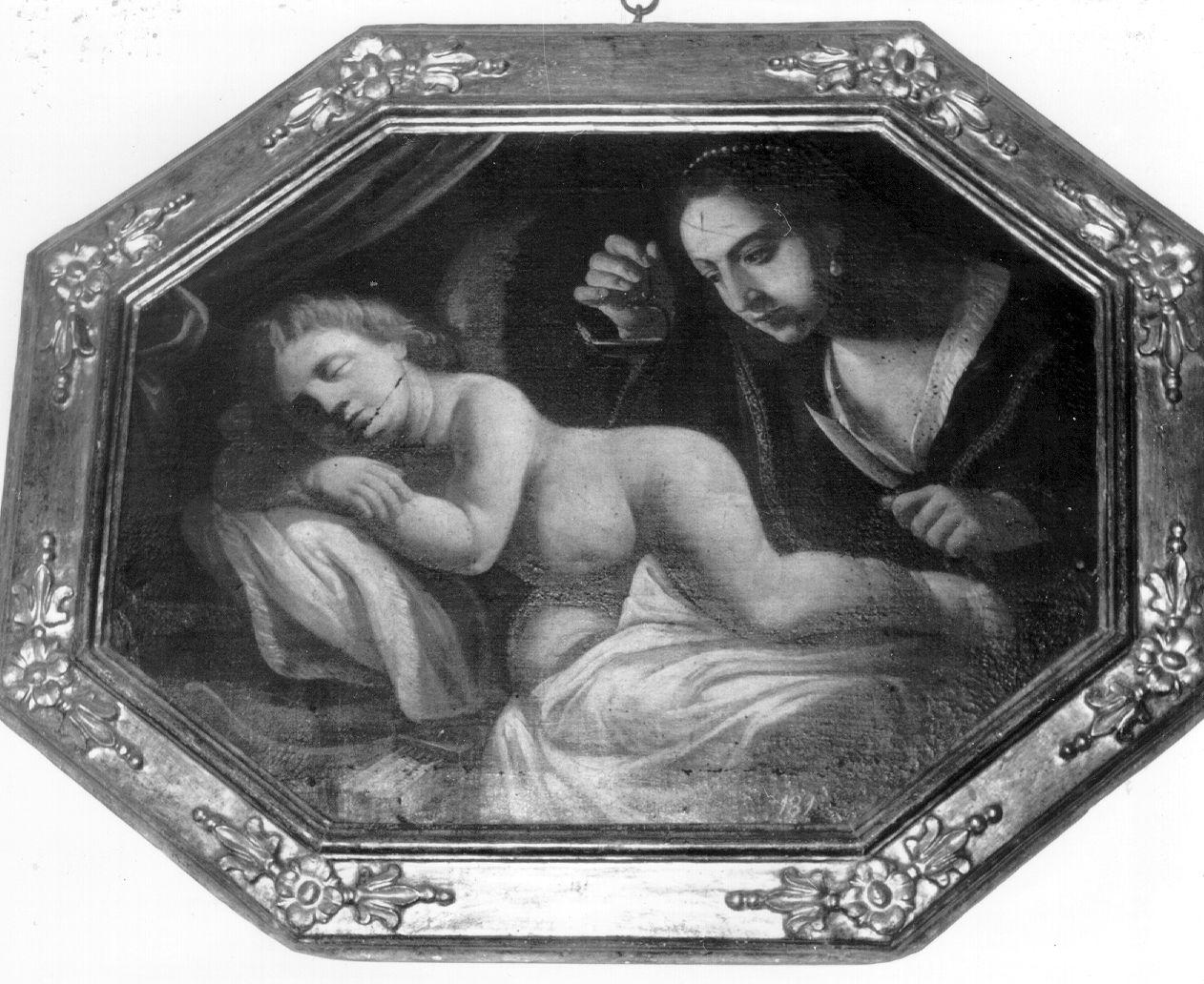 AMORE E PSICHE (dipinto) di Paolini Pietro (cerchia) (terzo quarto sec. XVII)