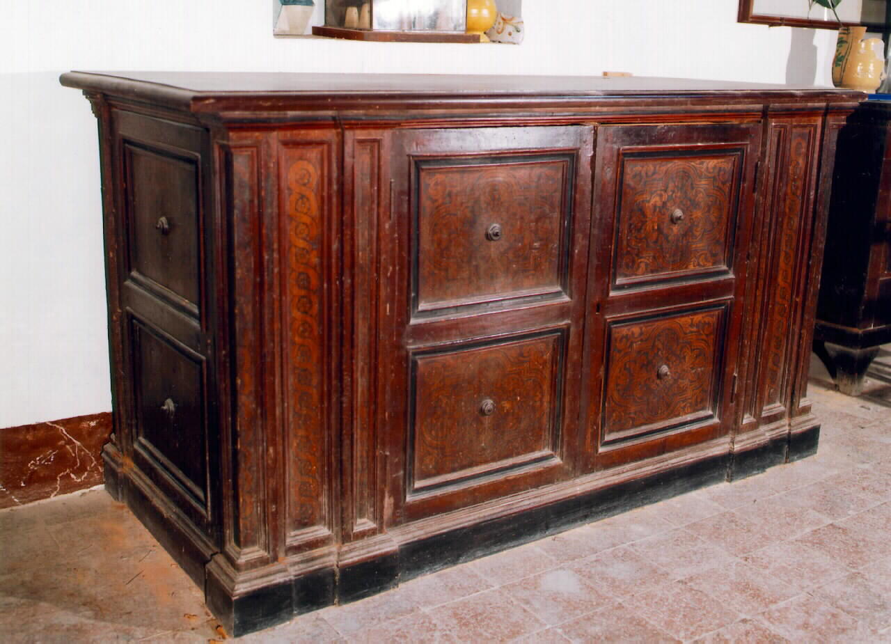 MOBILE DA SACRESTIA - ambito cappuccino (Seconda metà sec. XVII)