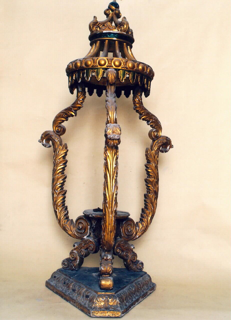 tronetto per esposizione eucaristica - produzione siciliana (Seconda metà sec. XVIII)