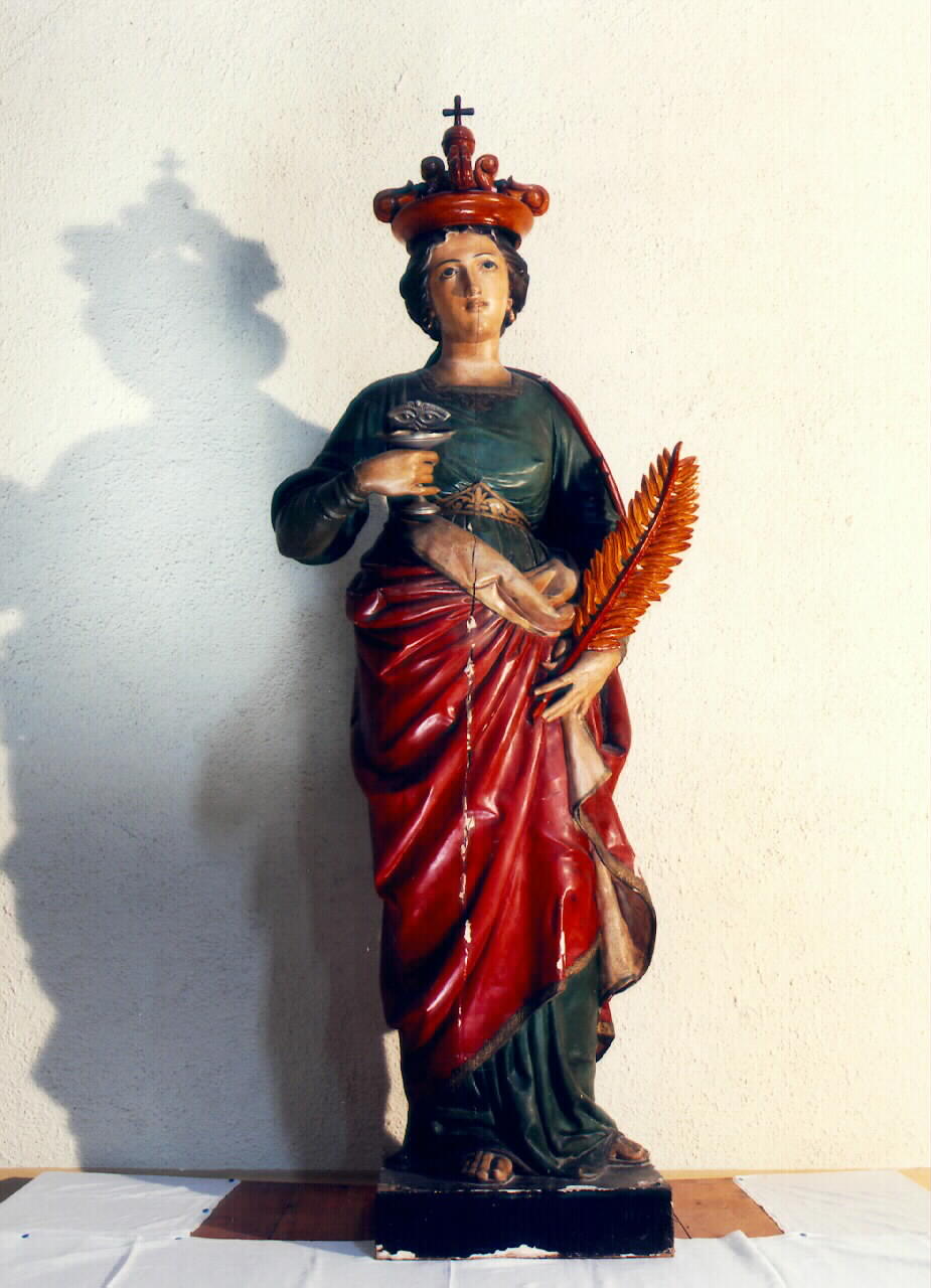 Santa Lucia (statua) - ambito siciliano (Seconda metà sec. XVIII)