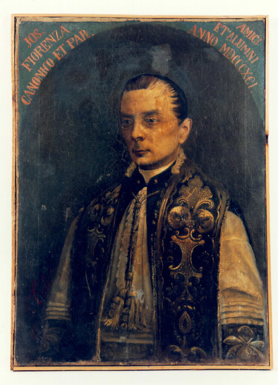 ritratto dell'arcivescovo Giuseppe Fiorenza (dipinto) - ambito siciliano (sec. XIX)