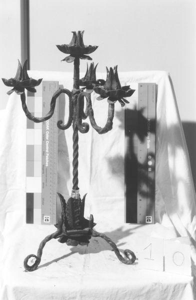 candeliere d'altare - bottega lucchese (inizio sec. XX)