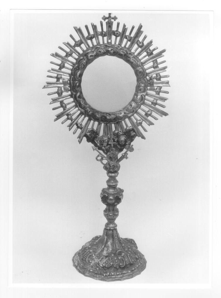 ostensorio - bottega italiana (sec. XVIII)
