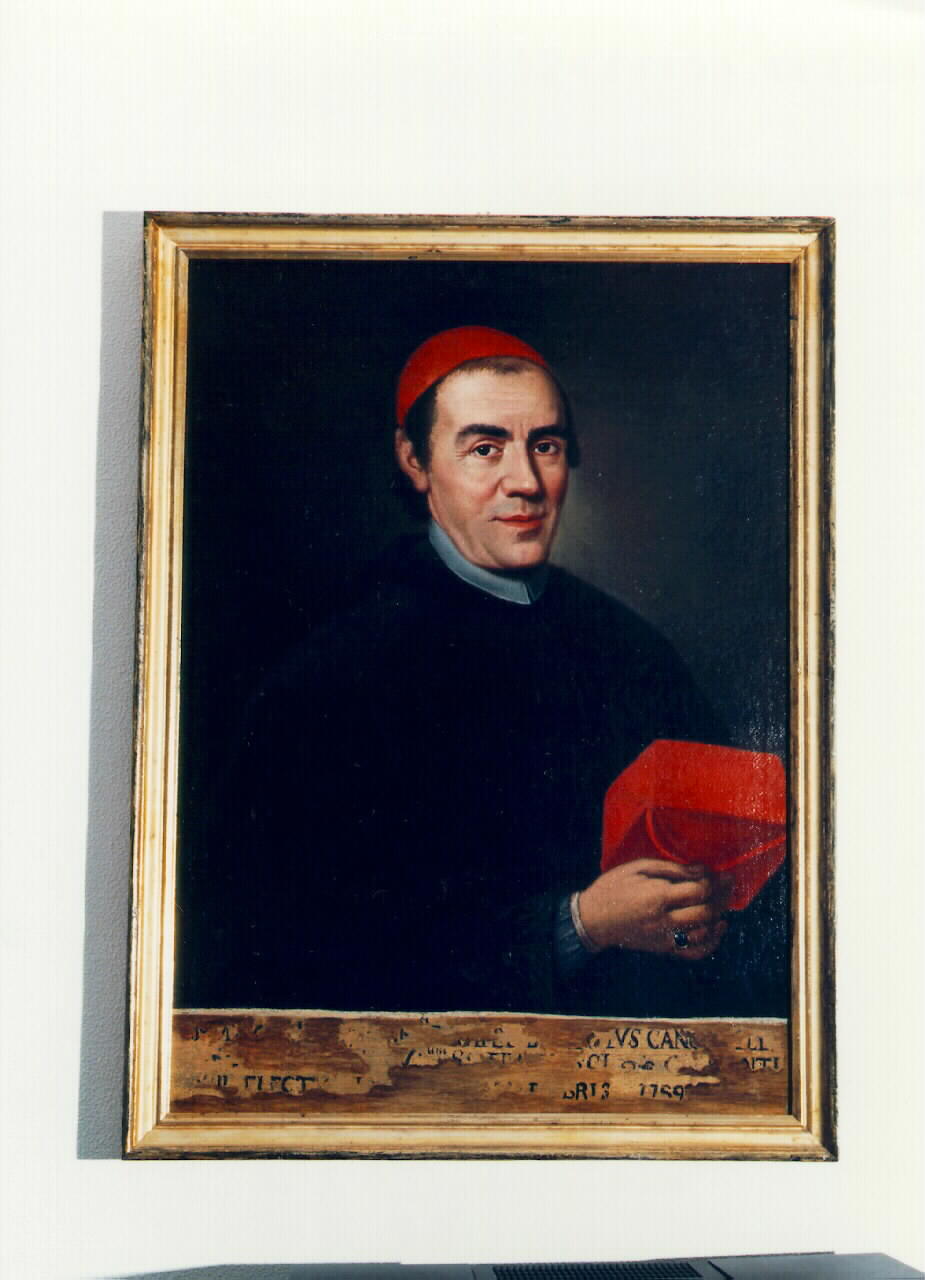 ritratto del cardinale Giovanni Ganganelli (dipinto) - ambito siciliano (sec. XVIII)