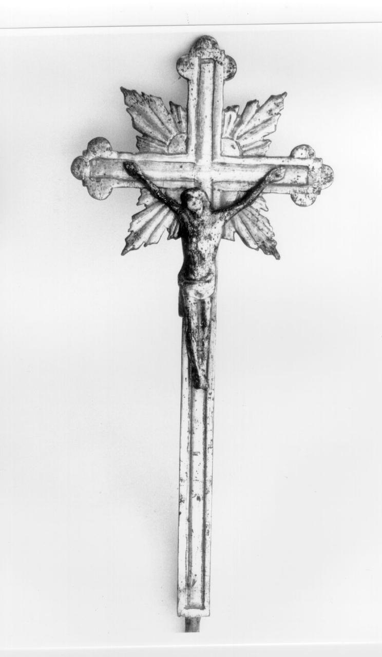 croce processionale - ambito lunigianese (sec. XIX)