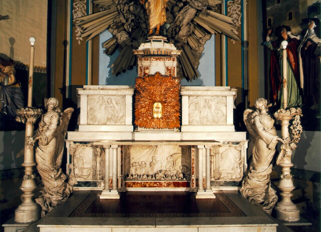altare maggiore - ambito siciliano (sec. XX, sec. XIX)