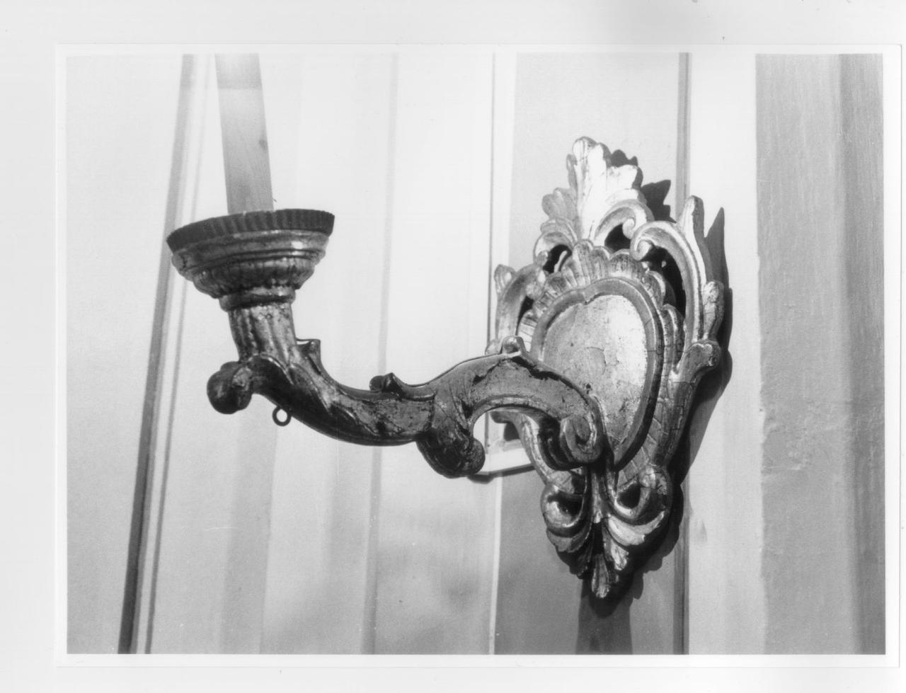 candeliere da parete, serie - ambito lunigianese (sec. XIX)