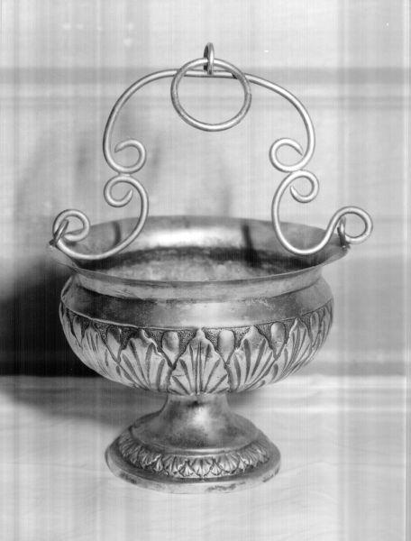 secchiello per l'acqua benedetta - bottega lucchese (sec. XIX)