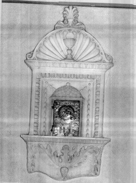 tabernacolo murale - bottega italiana (sec. XV)