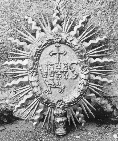 emblema di confraternita - bottega toscana (seconda metà sec. XIX)