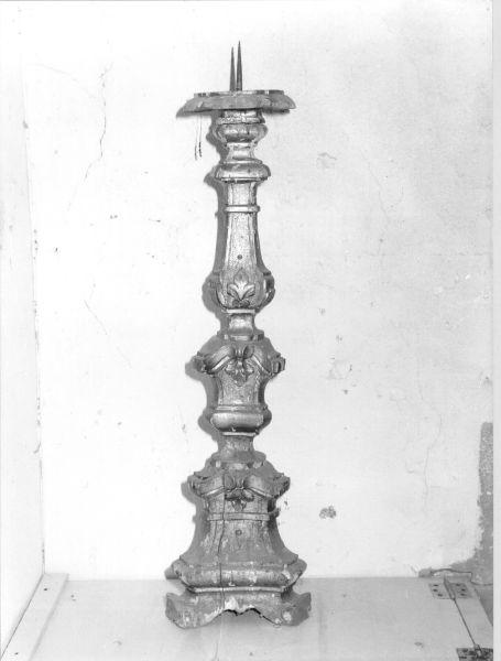 candeliere, serie - bottega lucchese (metà sec. XIX)