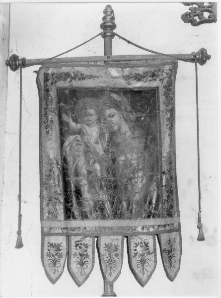 stendardo processionale - manifattura italiana (fine/inizio secc. XIX/ XX)