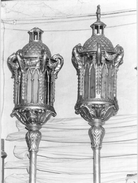 lanterna processionale, serie - bottega lucchese (fine/inizio secc. XVIII/ XIX)