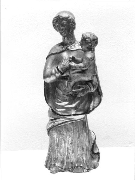 MADONNA CON BAMBINO (statuetta) - bottega italiana (metà sec. XIX)