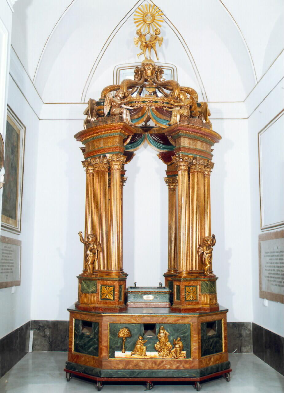 macchina processionale - produzione siciliana (Seconda metà sec. XIX)