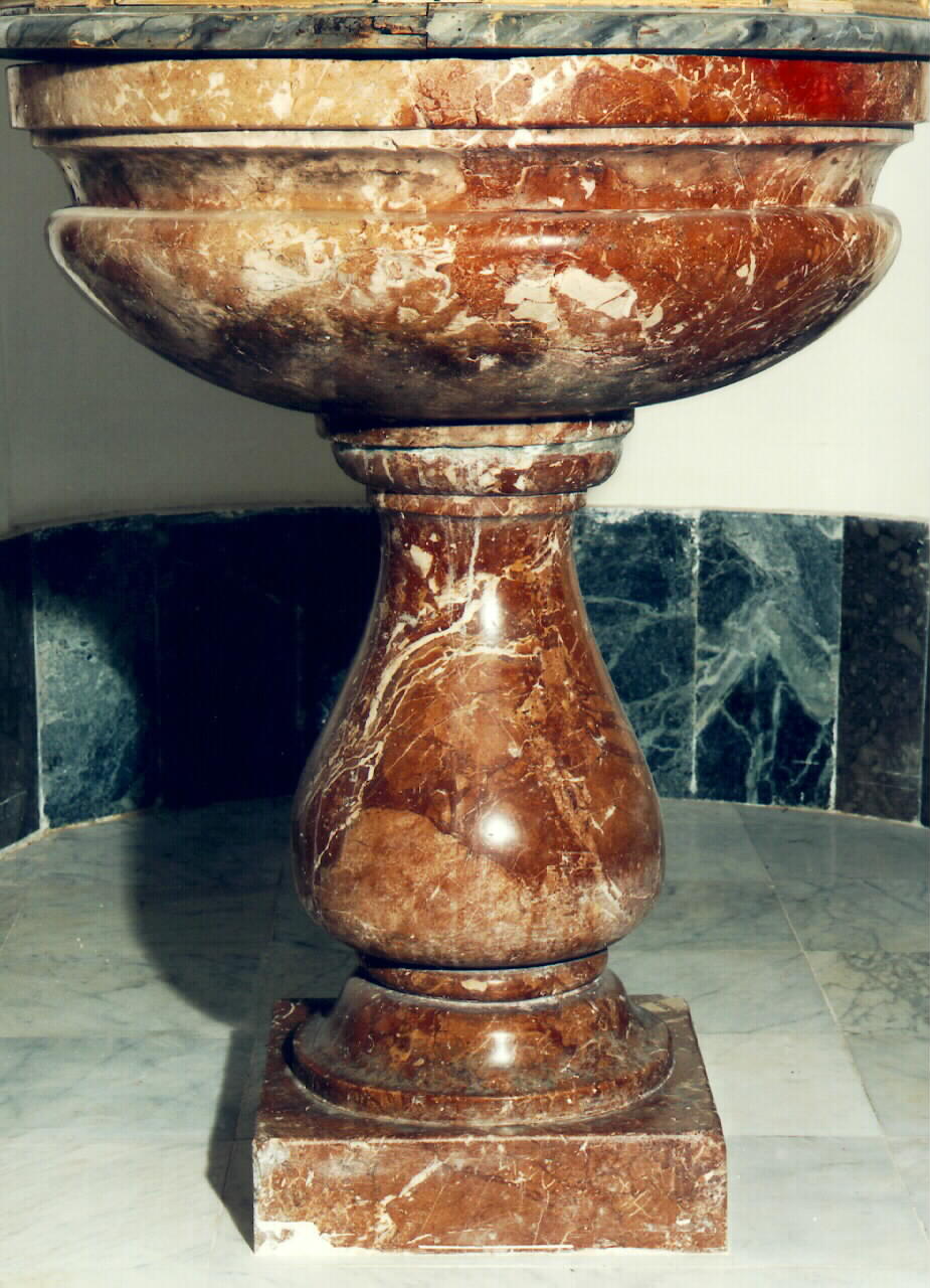 fonte battesimale - ambito siciliano (Prima metà sec. XIX)