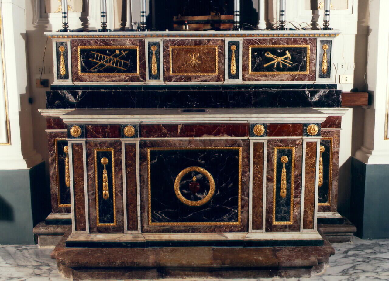 altare - a blocco - ambito siciliano (Prima metà sec. XIX)