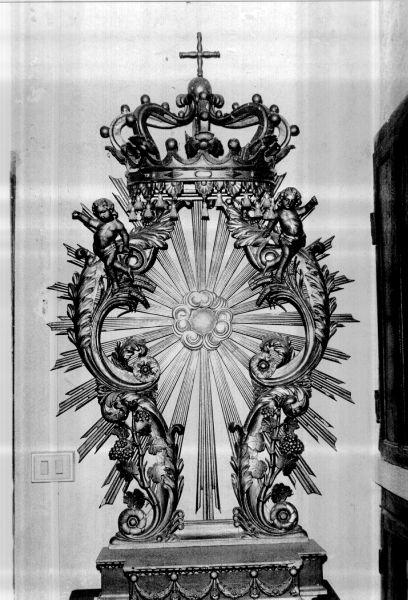 tronetto per esposizione eucaristica - ambito lunigianese (?) (sec. XIX)