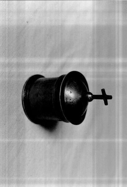 custodia - dei vasi per la riserva degli oli santi - bottega italiana (sec. XIX)