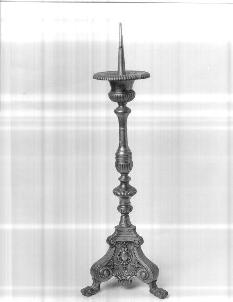 candelabro, serie - bottega toscana (metà sec. XIX)