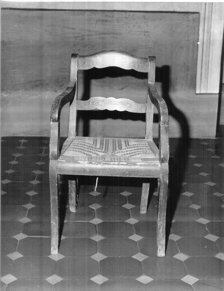 poltrona - ambito lunigianese (sec. XIX)