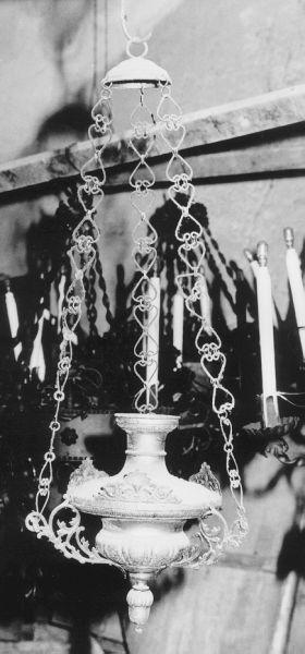 lampada pensile, serie - bottega toscana (sec. XX)