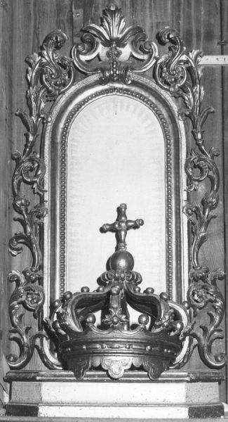 tronetto per esposizione eucaristica - bottega lucchese (seconda metà sec. XIX)