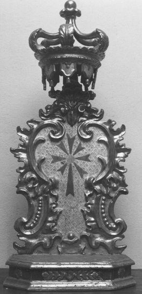 tronetto per esposizione eucaristica - bottega lucchese (metà sec. XIX)