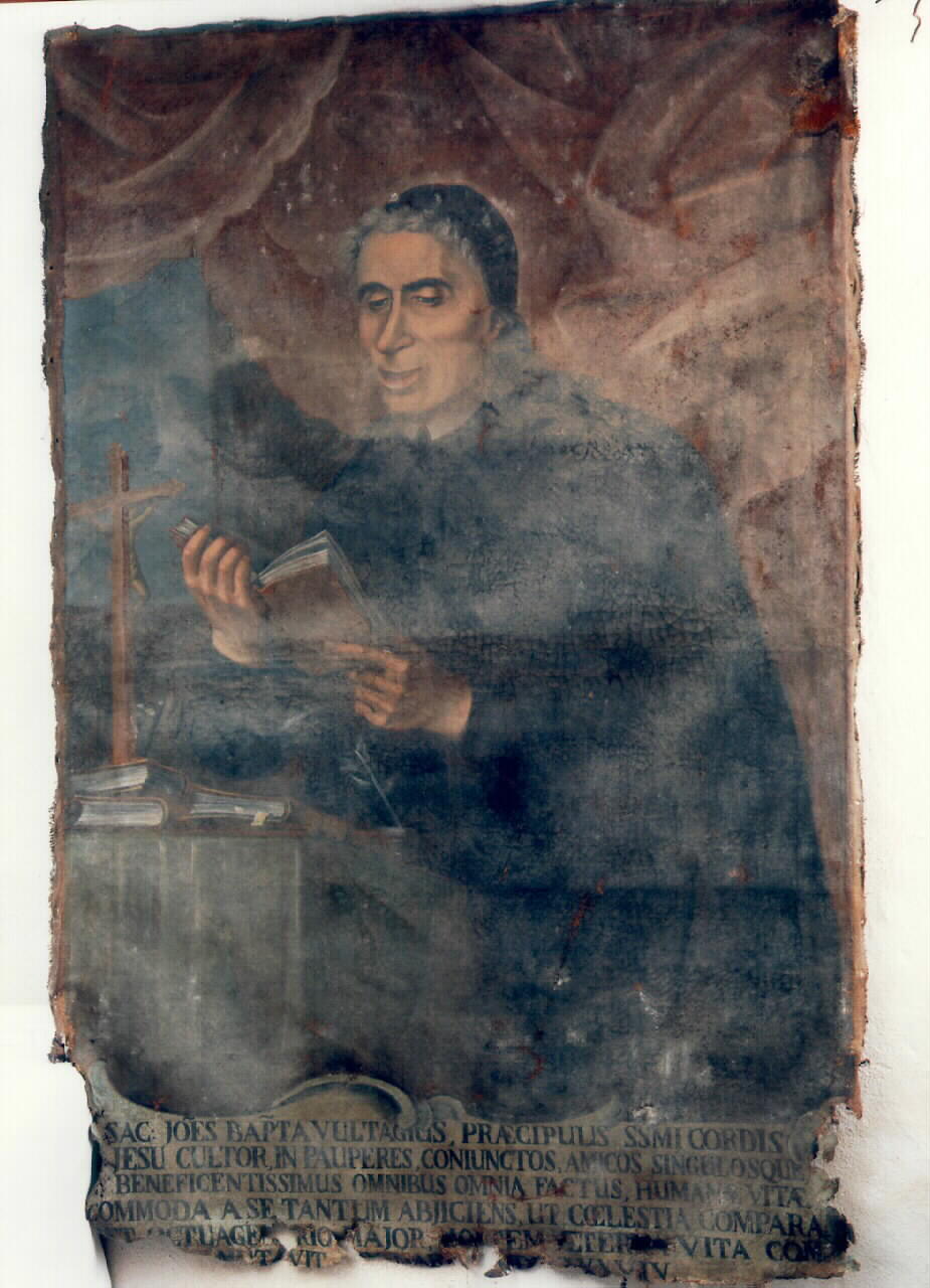 ritratto del sacerdote Giovanni Battista Voltaggio (dipinto) - ambito siciliano (sec. XVIII)