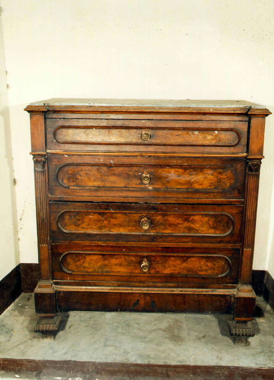 cassettone - produzione siciliana (ultimo quarto sec. XIX)