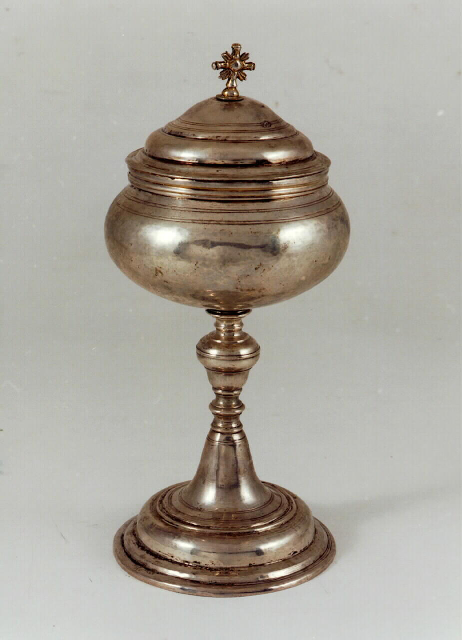 pisside - bottega palermitana (secc. XVIII/ XIX)