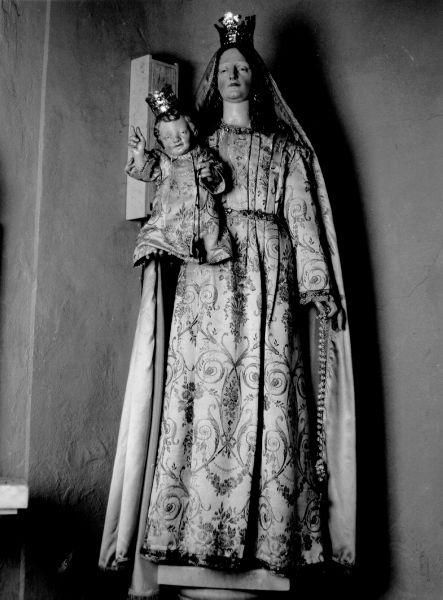 Madonna con Bambino (statua) - ambito lunigianese (inizio sec. XIX)